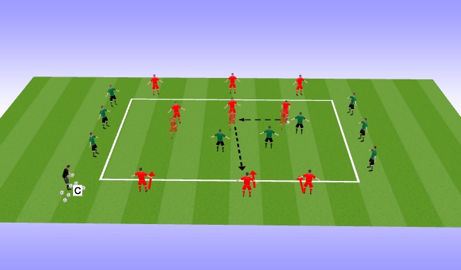 Football/Soccer Session Plan Drill (Colour): square