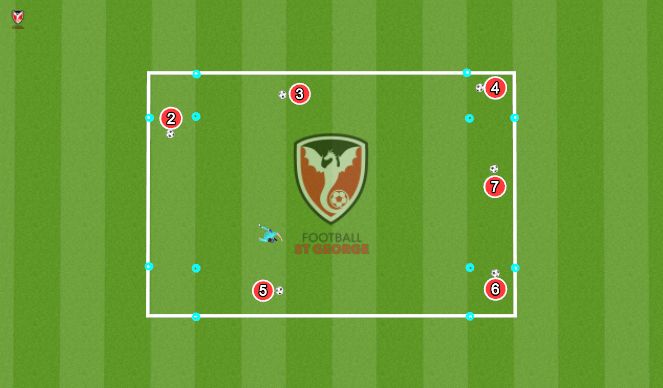 Football/Soccer Session Plan Drill (Colour): Wreck it Ralph