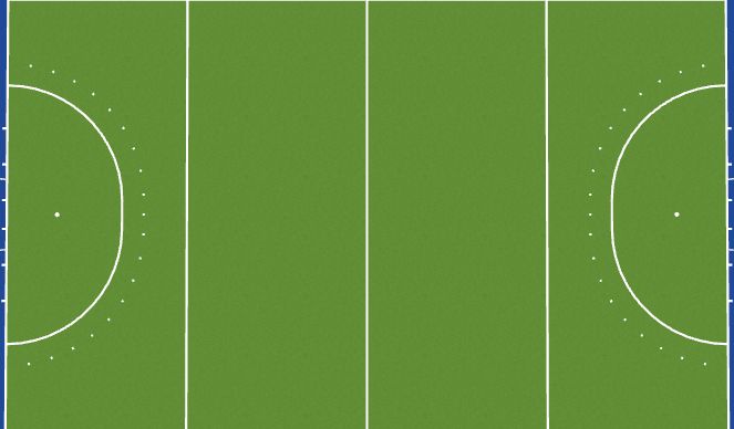 Hockey Session Plan Drill (Colour): Eindpartij met opdracht