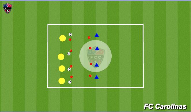 Football/Soccer Session Plan Drill (Colour): Animation 1