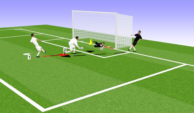 Football/Soccer Session Plan Drill (Colour): Screen 3