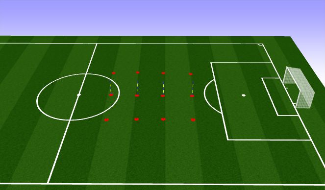 Football/Soccer Session Plan Drill (Colour): Screen 1