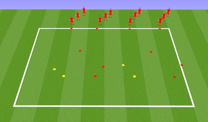 Football/Soccer Session Plan Drill (Colour): Dynamic