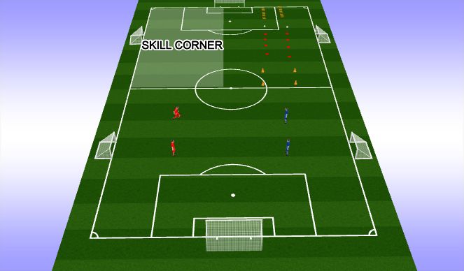 Football/Soccer Session Plan Drill (Colour): Screen 1