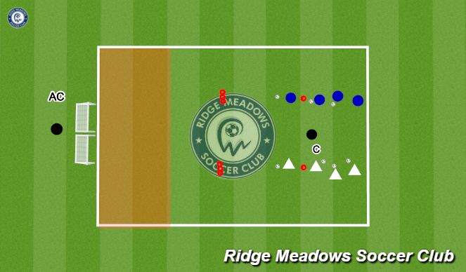 Football/Soccer Session Plan Drill (Colour): Shooting Competition