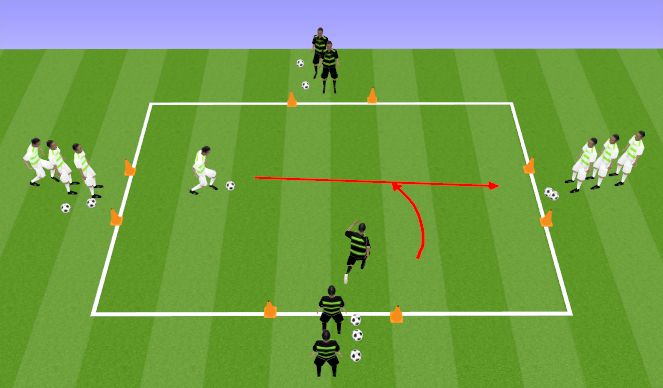Football/Soccer Session Plan Drill (Colour): Screen 4