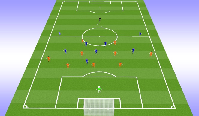 Football/Soccer Session Plan Drill (Colour): Screen 1