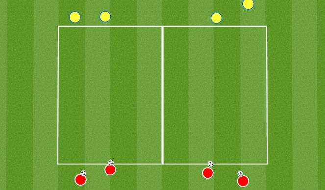 Football/Soccer Session Plan Drill (Colour): Animation 2