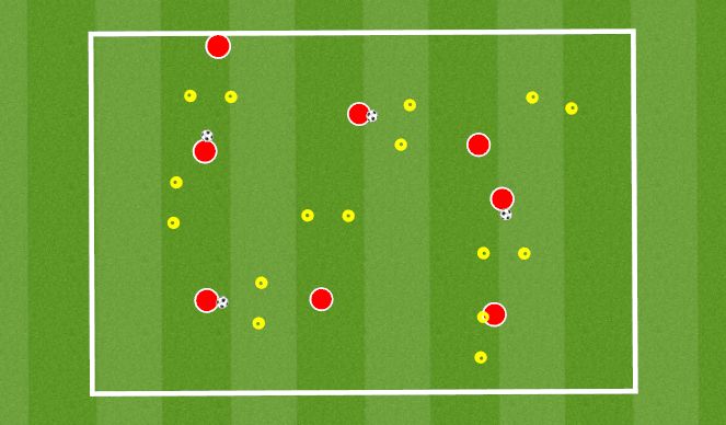 Football/Soccer Session Plan Drill (Colour): Animation 2