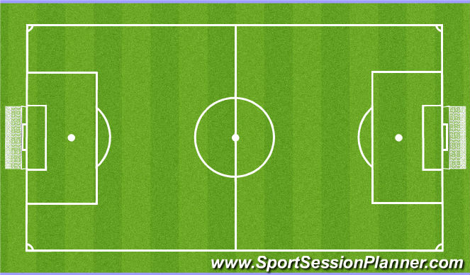 Football/Soccer Session Plan Drill (Colour): Play