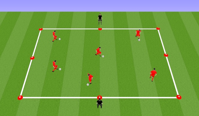 Football/Soccer Session Plan Drill (Colour): Crack The Code