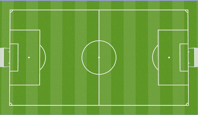 Football/Soccer Session Plan Drill (Colour): 9 v 9 