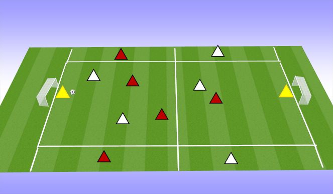 Football/Soccer Session Plan Drill (Colour): Screen 1