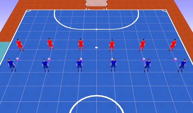 Fútbol Sala Ejercicio del Plan de Sesiones (Color): Screen 1