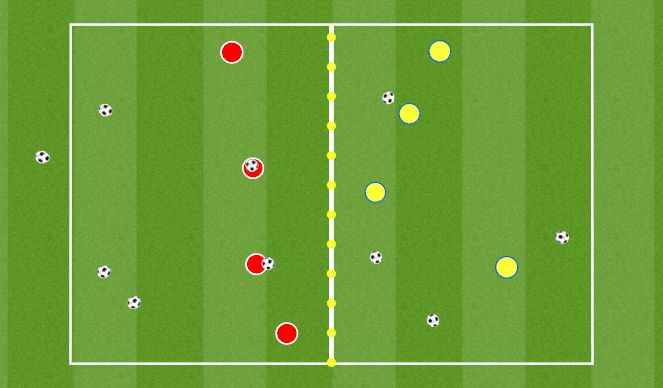 Football/Soccer Session Plan Drill (Colour): Animation 2