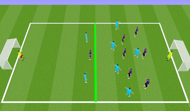 Football/Soccer Session Plan Drill (Colour): Screen 3