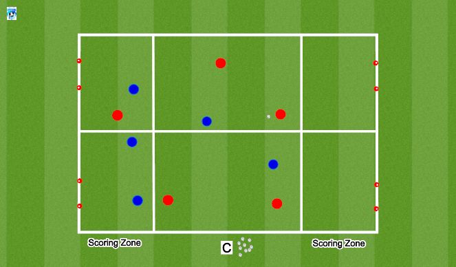 Football/Soccer Session Plan Drill (Colour): Skill Introduction