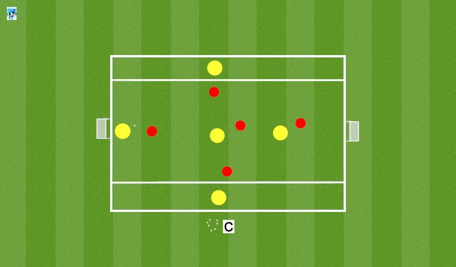 Football/Soccer Session Plan Drill (Colour): Skill Training