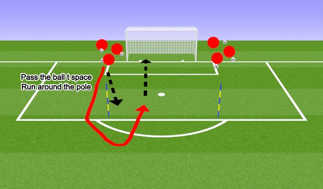 Football/Soccer Session Plan Drill (Colour): Screen 1