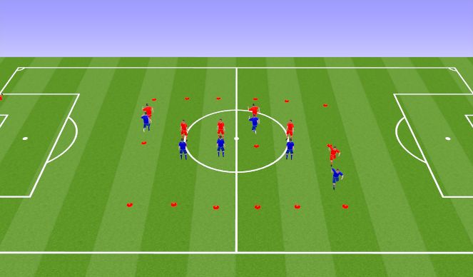 Football/Soccer Session Plan Drill (Colour): Screen 1