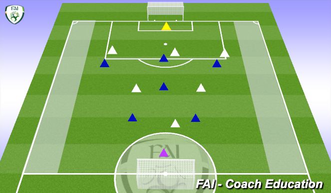 Football/Soccer Session Plan Drill (Colour): SSG