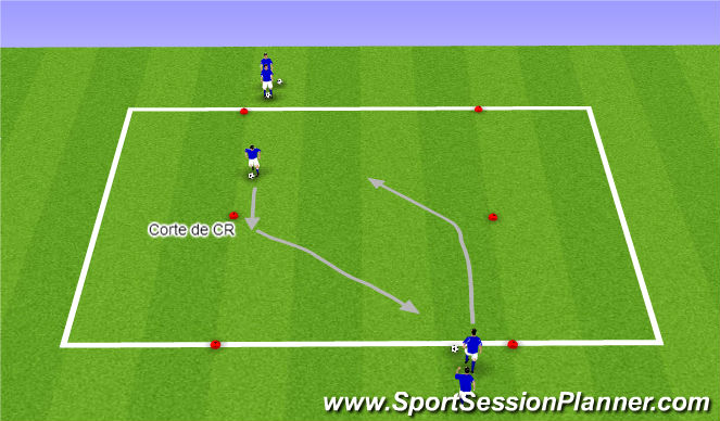 Football/Soccer Session Plan Drill (Colour): Parte I