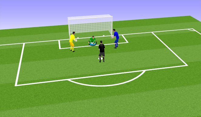 Football/Soccer Session Plan Drill (Colour): חימום 1