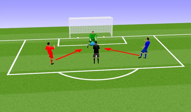 Football/Soccer Session Plan Drill (Colour): חימום 2