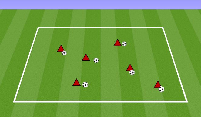 Football/Soccer Session Plan Drill (Colour): DRIBBLING MOVES WEEK #5
