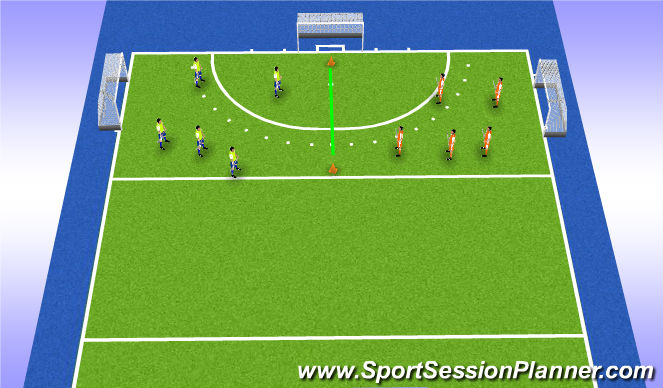 Hockey Session Plan Drill (Colour): game