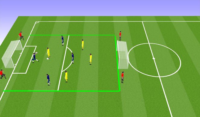 Football/Soccer Session Plan Drill (Colour): Final Game