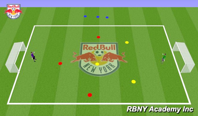 Football/Soccer Session Plan Drill (Colour): Intro