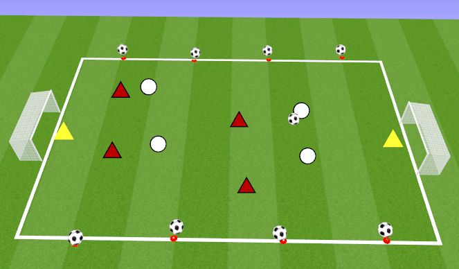 Football/Soccer Session Plan Drill (Colour): GO FETCH GAME