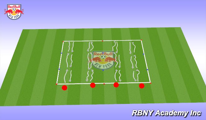 Football/Soccer Session Plan Drill (Colour): Technical