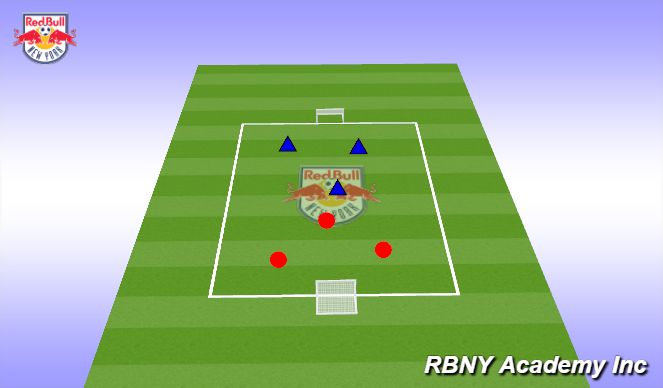 Football/Soccer Session Plan Drill (Colour): SSG