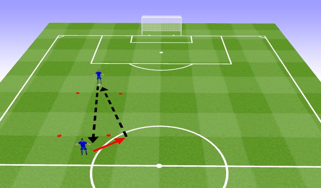 Football/Soccer Session Plan Drill (Colour): Pass Master