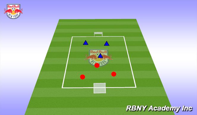 Football/Soccer Session Plan Drill (Colour): SSG