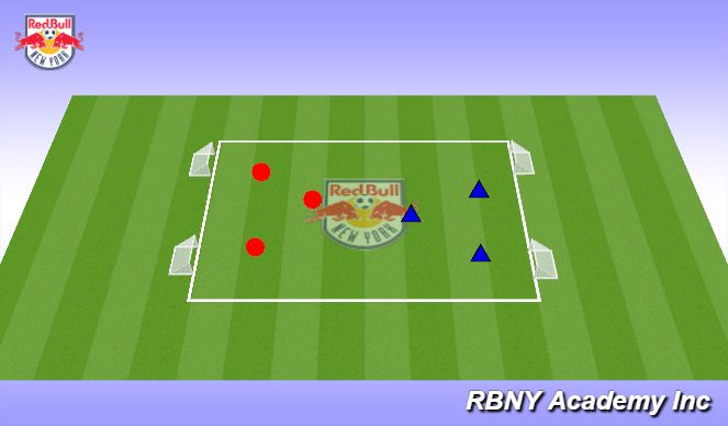 Football/Soccer Session Plan Drill (Colour): SSG