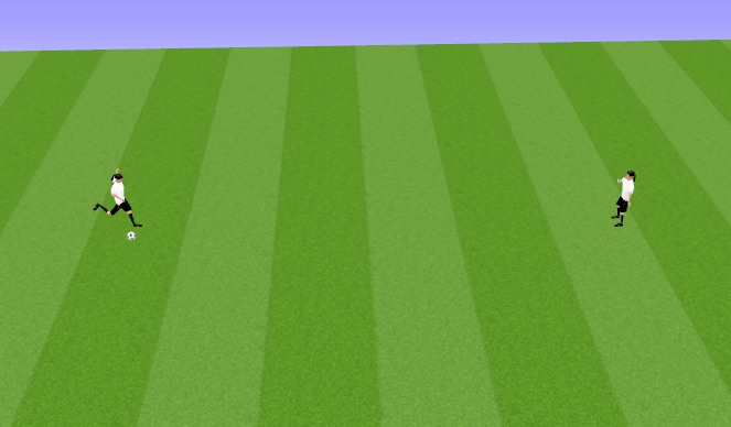 Football/Soccer Session Plan Drill (Colour): Technical: Follow through/Hips