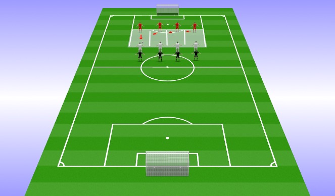 Football/Soccer Session Plan Drill (Colour): Skill Development 3