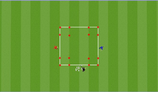 Football/Soccer Session Plan Drill (Colour): Animation 1