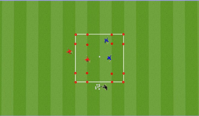 Football/Soccer Session Plan Drill (Colour): Animation 2