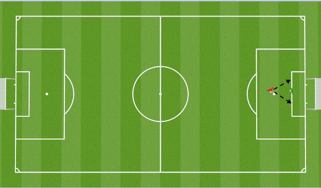 Football/Soccer Session Plan Drill (Colour): Animation 2