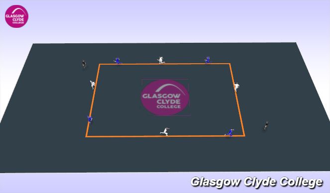 Football/Soccer Session Plan Drill (Colour): Introduction and Warmup
