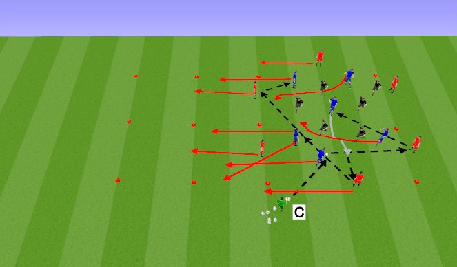 Football/Soccer Session Plan Drill (Colour): Screen 1