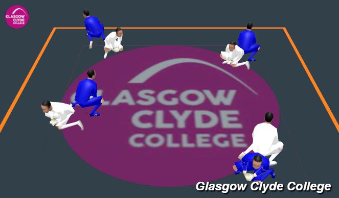 Football/Soccer Session Plan Drill (Colour): Ne waza randori