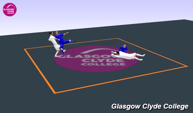Football/Soccer Session Plan Drill (Colour): Randori
