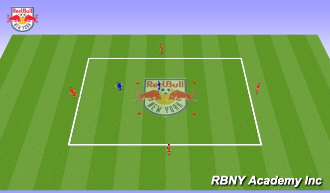 Football/Soccer Session Plan Drill (Colour): Warm Up