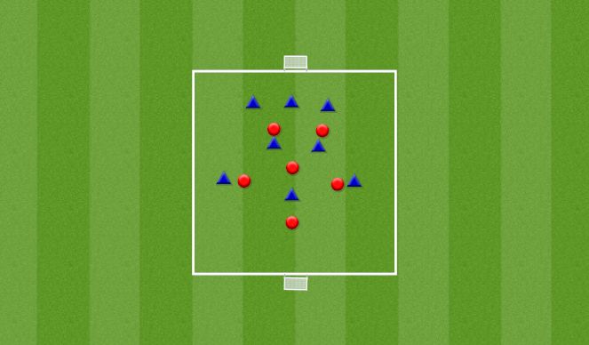 Football/Soccer Session Plan Drill (Colour): All vs All