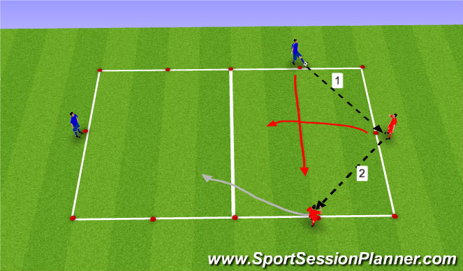 Football/Soccer Session Plan Drill (Colour): Screen 2